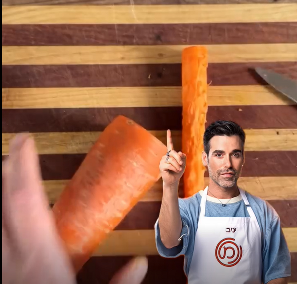 Peel carrots. Trim both ends. Using a narrow coring knife or apple corer, make deep circular cuts into top and bottom of each carrot, then
gently pull out the intact inner core tube cleanly.