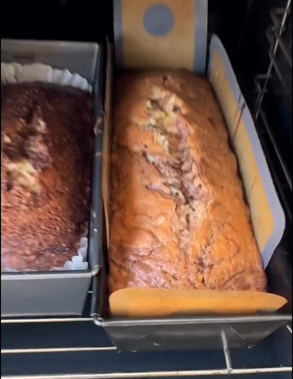 Bake at 175°C (350°F) for 30–35 minutes until a toothpick comes out clean.