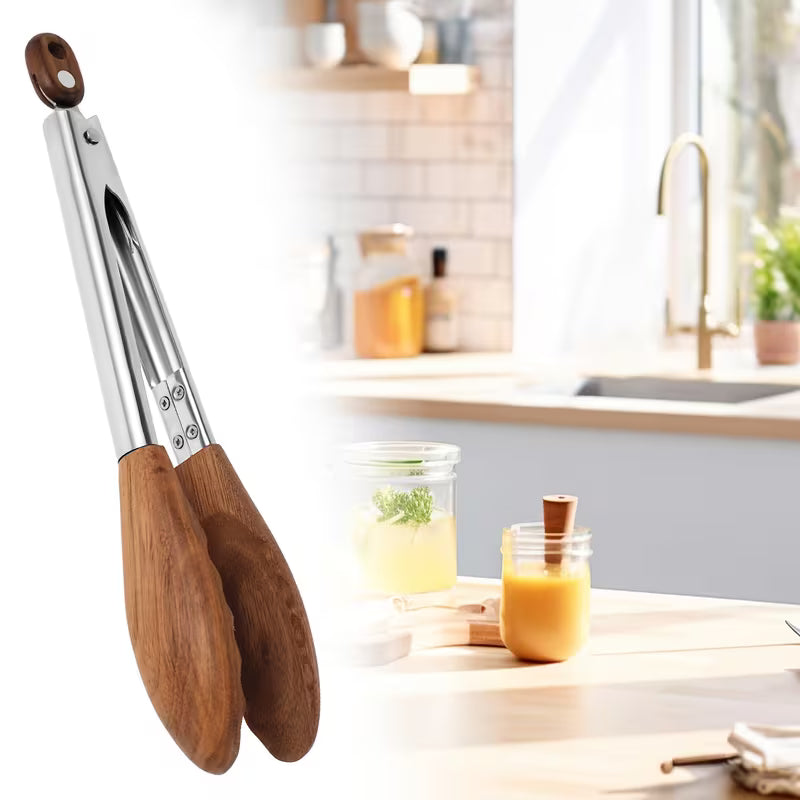 Walnut Wood Salad Spatulas – Versatile BBQ & Cooking Serving Tools
