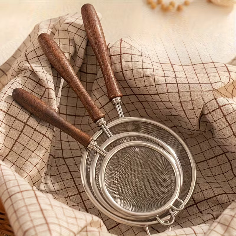 3pcs Stainless Steel Mesh Strainers