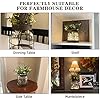 Farmhouse Glass Vase for Floral Arrangements