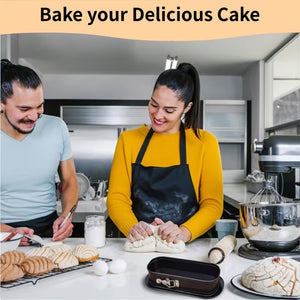 11.81-Inch Non-Stick Springform Cake Pan – Removable Base
