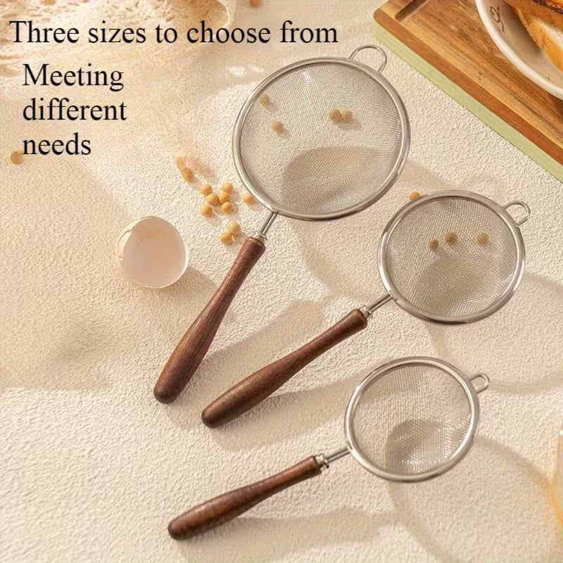 3pcs Stainless Steel Mesh Strainers