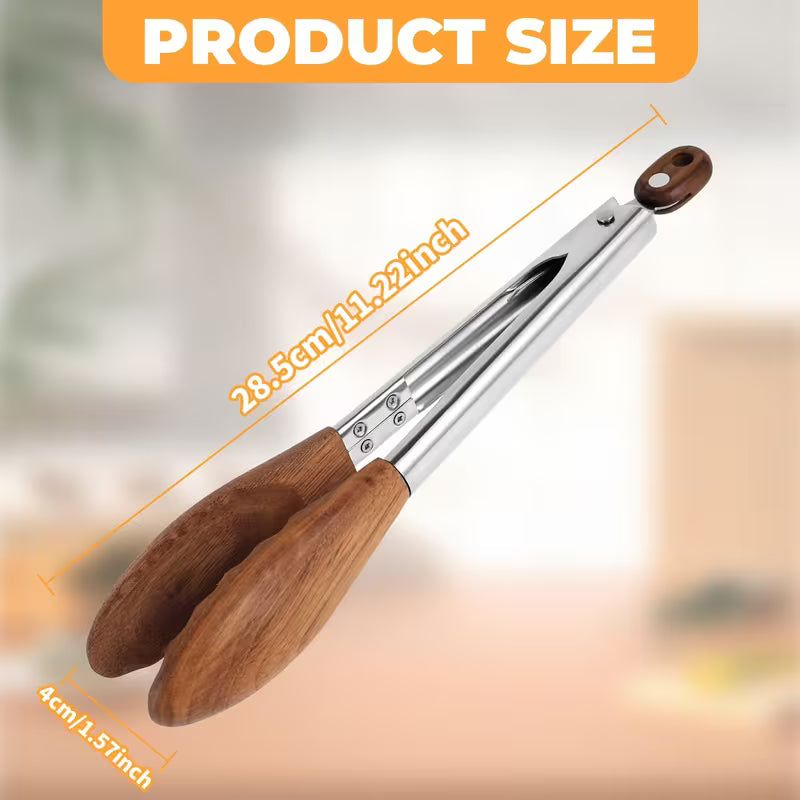 Walnut Wood Salad Spatulas – Versatile BBQ & Cooking Serving Tools