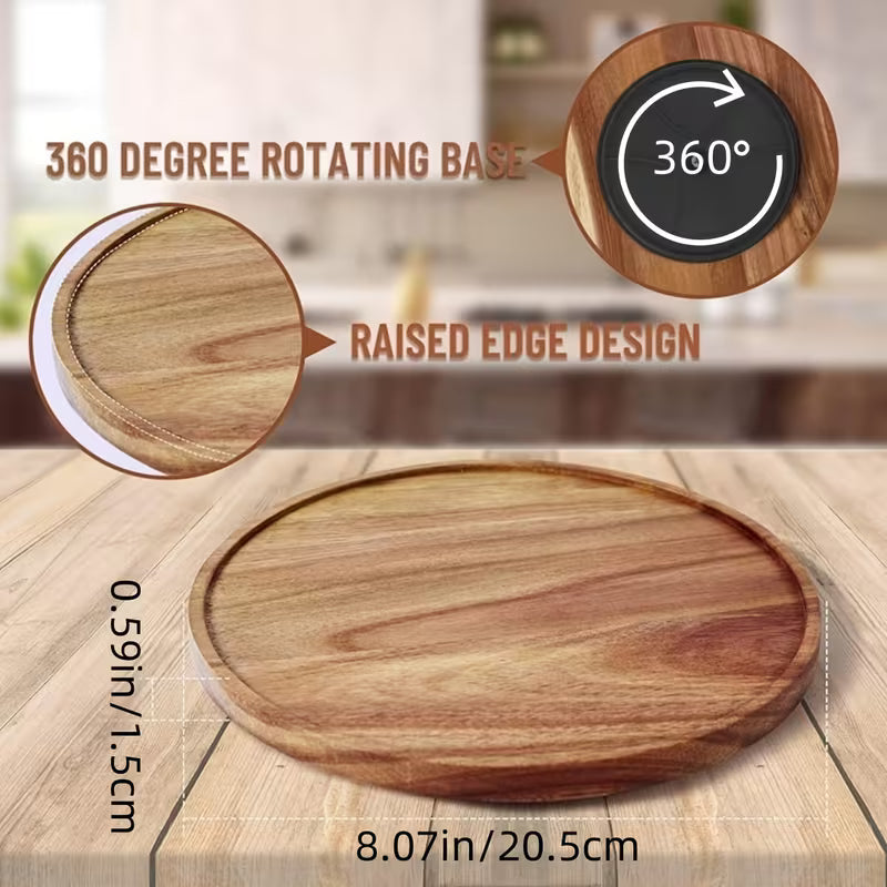 Wooden Charcuterie Serving Tray – Appetizer, Dessert & Fruit Board