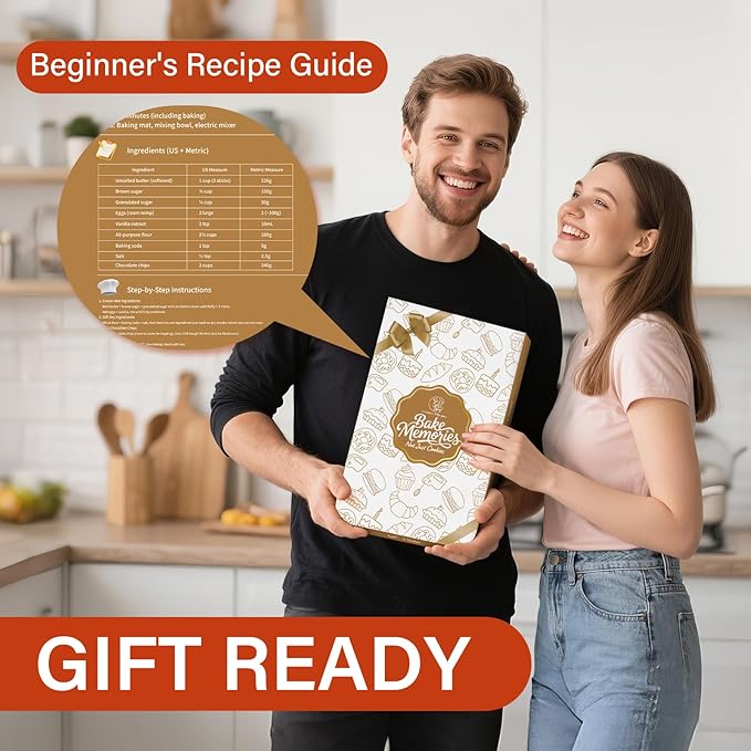 Extra Thick Silicone Baking Mat with Recipes, 26x16 Inch Nonstick Pastry Mat with Measurements