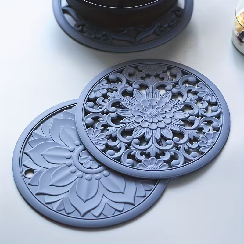 3pcs Silicone Insulated Mats – Multifunctional Heat-Resistant Kitchen Mats