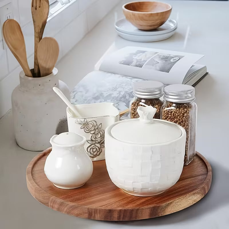 Wooden Charcuterie Serving Tray – Appetizer, Dessert & Fruit Board