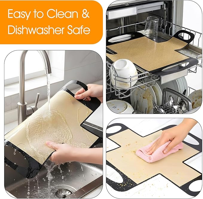 2Pcs Silicone Bread Sling Liners | Reusable Non-Stick for 9x5" Loaf Pans