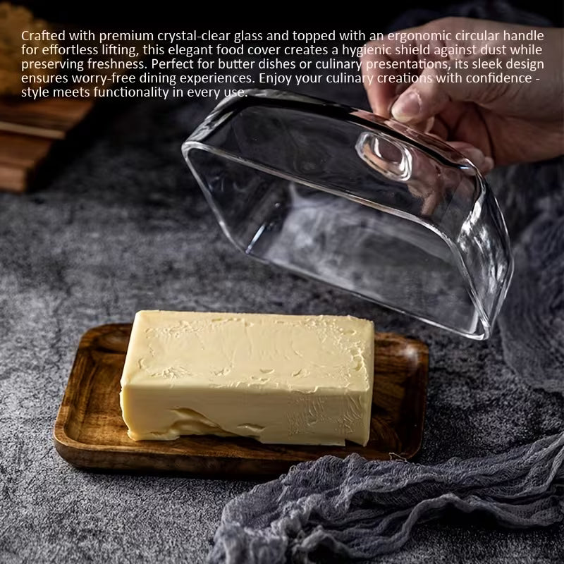 Teakwood Butter Dish & Serving Plate
