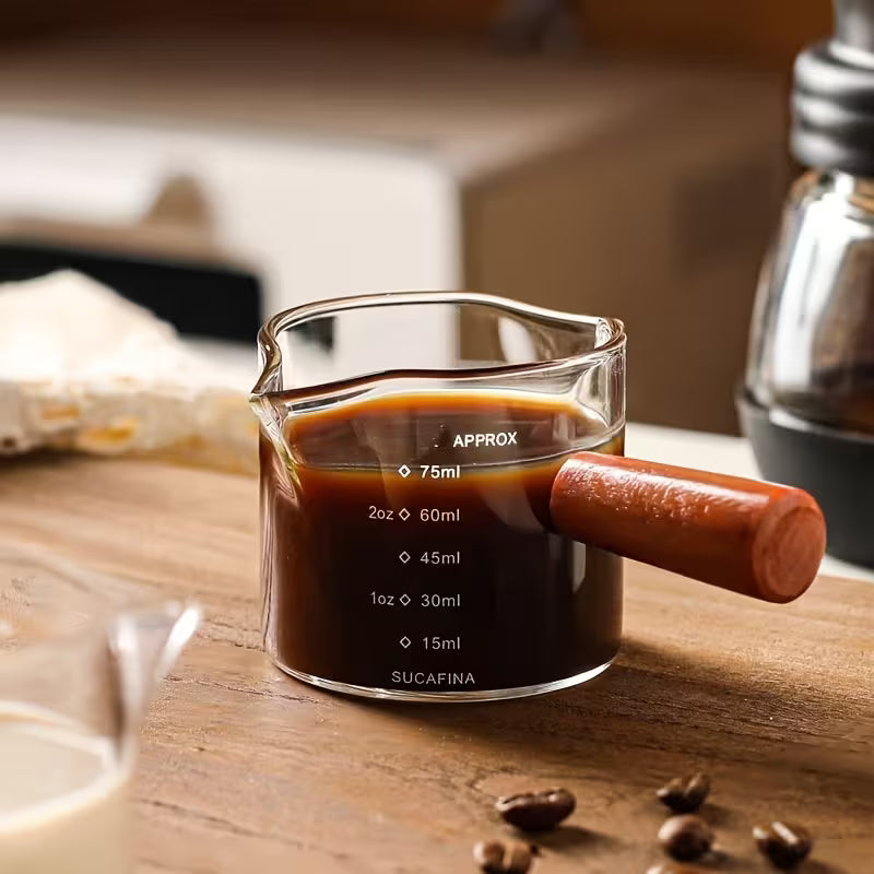 2pcs Glass Mini Coffee Cups