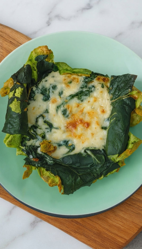 Masterchef Audition Green Lasagna with Arugula Salad