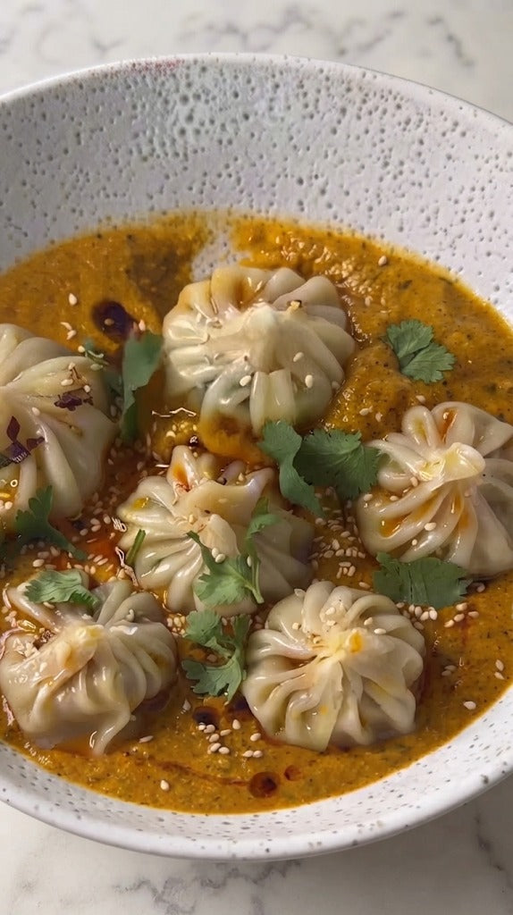 Hong Kong Style Steamed Chicken Dim Sum Dumplings