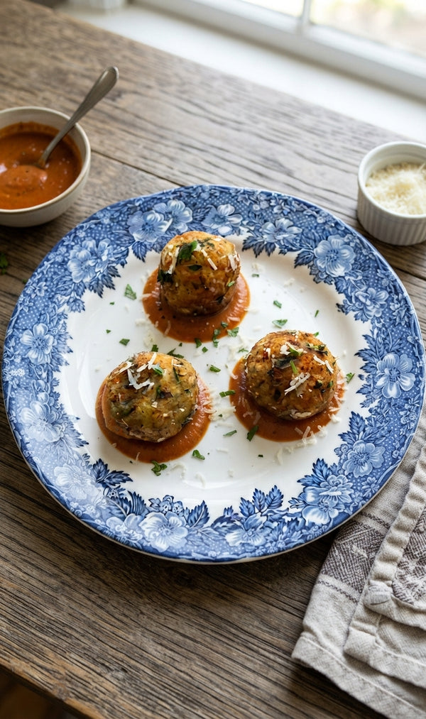 Milanese Italian Potato and Cheese Croquettes Basher