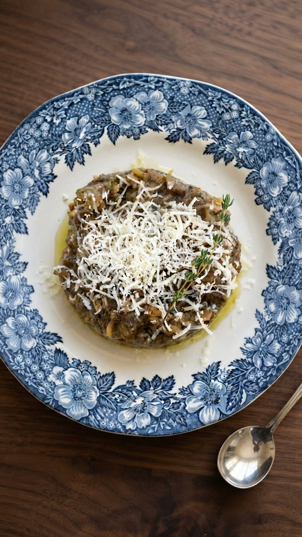 Plate hot and top with extra grated Pecorino Romano and freshly cracked black pepper.