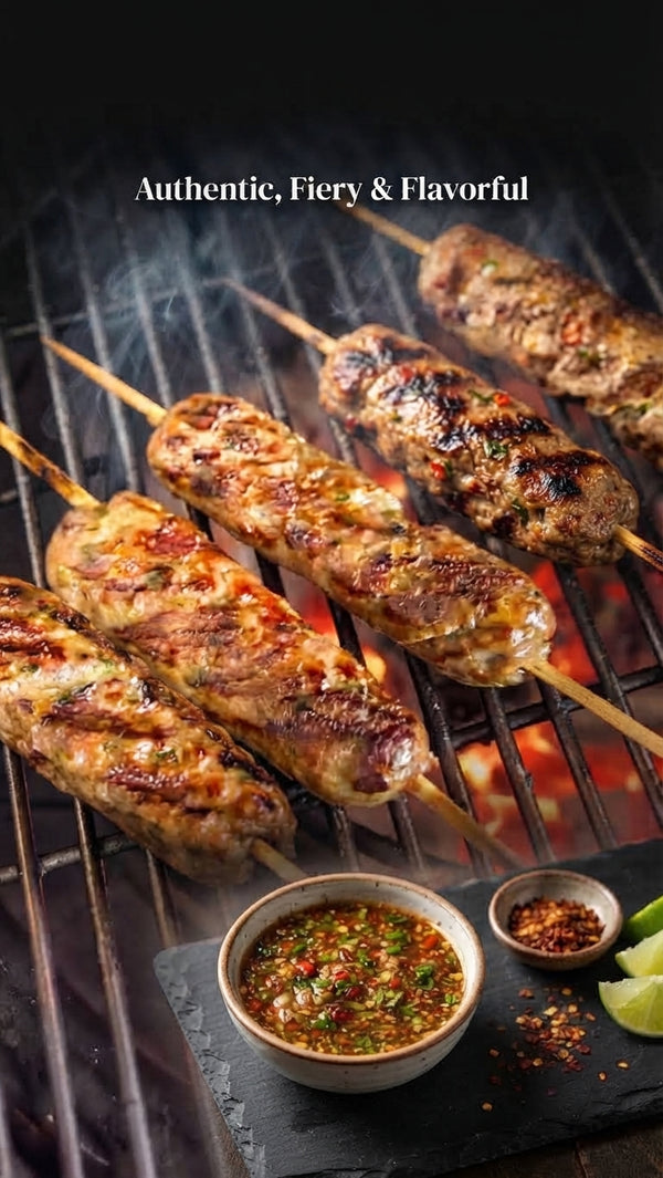 Thai Style Spicy Beef Kebabs