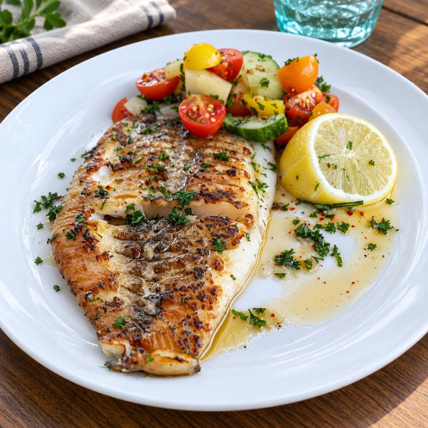 10-MINUTE GRILLED FISH WITH TUSCANY SAUCE