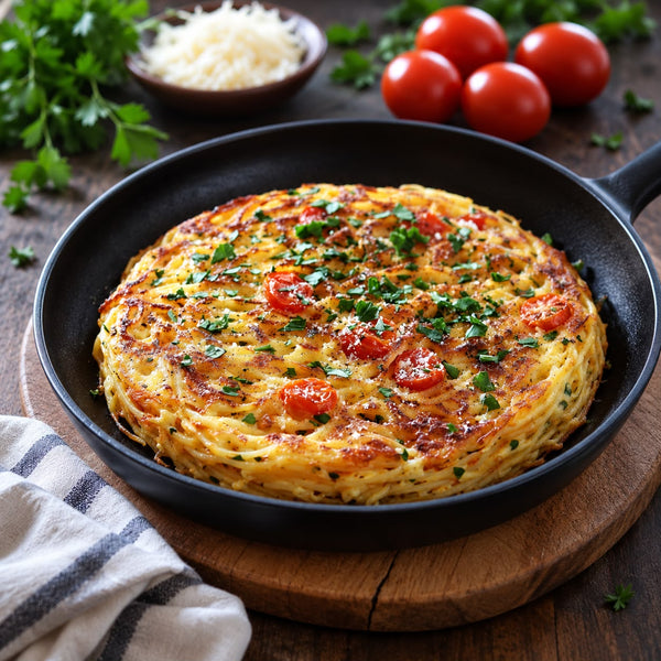 CRISPY NEAPOLITAN SPAGHETTI FRITTATA
