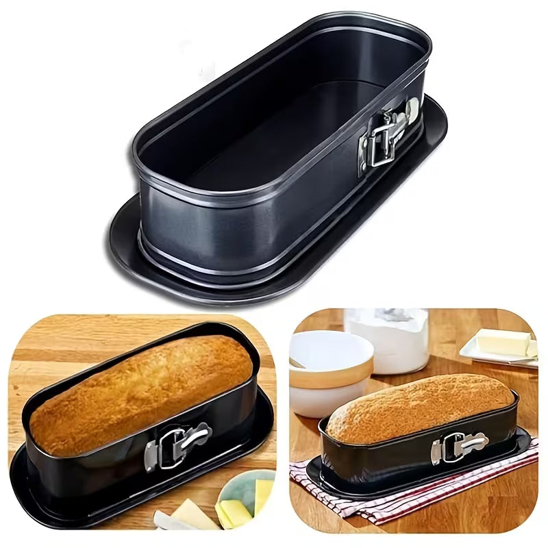 11.81-Inch Non-Stick Springform Cake Pan – Removable Base
