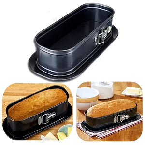 11.81-Inch Non-Stick Springform Cake Pan – Removable Base