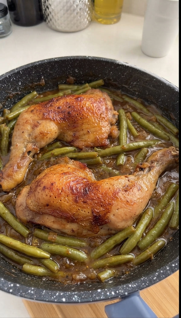 Cover the pot, lower heat, and let it simmer gently for 20 minutes until the chicken is cooked through and tender.