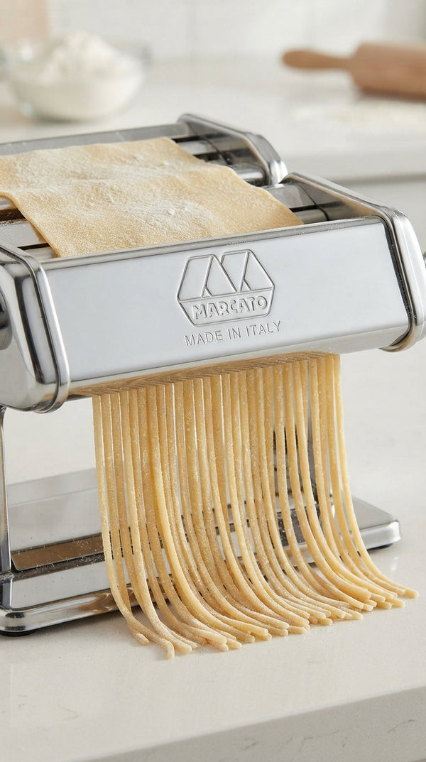 Creates a silky coating. In the same pan, add tomato puree, reserved pasta water, salt, pepper, 2 tbsp grated Parmesan, and chili flakes. Stir and simmer over medium heat for 2–3 minutes until slightly thickened.