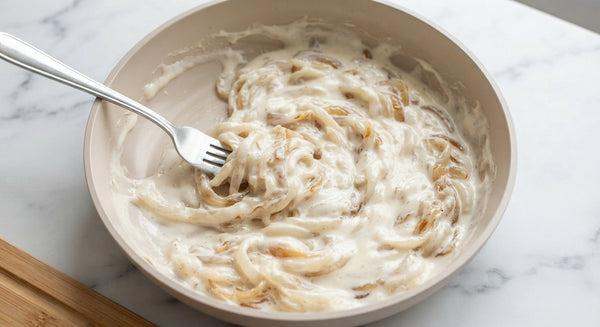 Cook fresh pasta strands in boiling salted water for just 2–3 minutes until al dente.