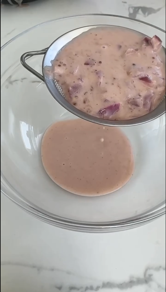 Simmer diced shallots, white wine, and white wine vinegar until reduced to 2 tablespoons of syrupy liquid.
