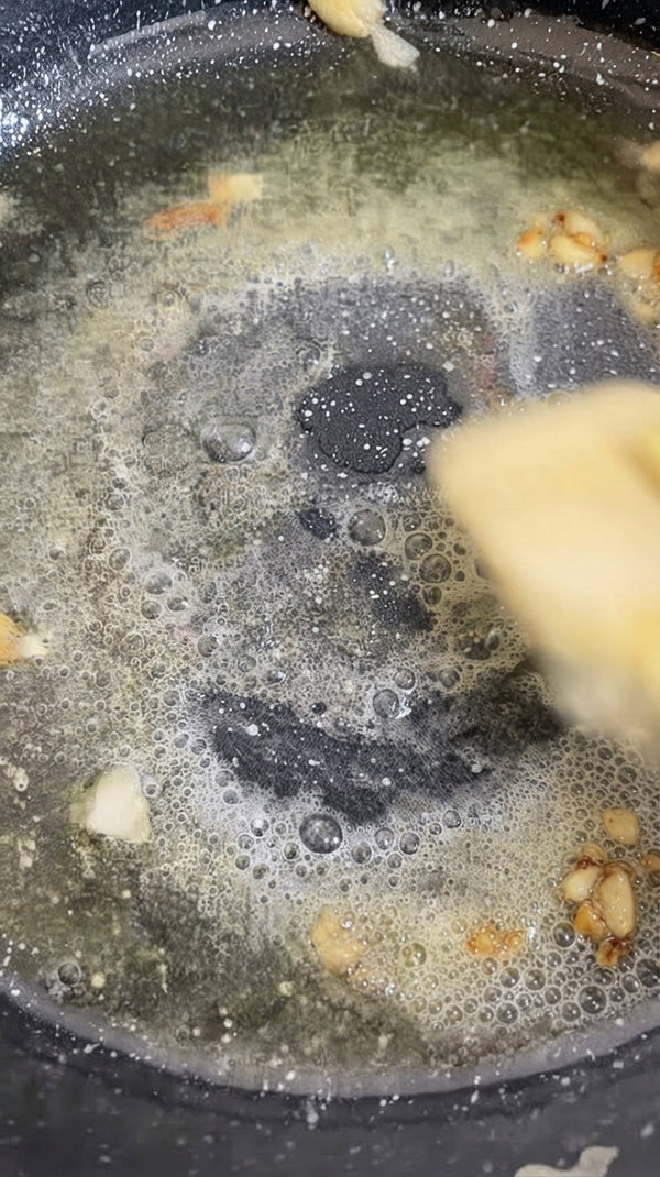 Heat a skillet over medium heat. Toast freshly cracked black pepper for 1 minute until fragrant.