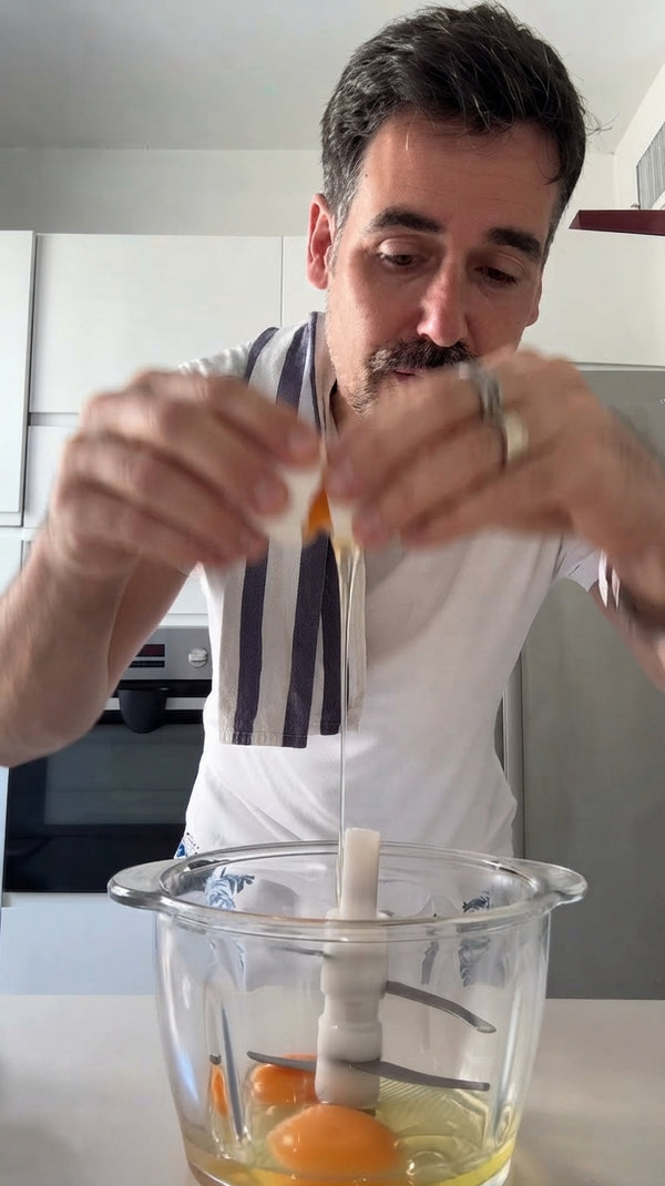 Whisk eggs, sugar, oil, Greek yogurt, orange zest, baking powder, and vanilla extract in a large bowl.