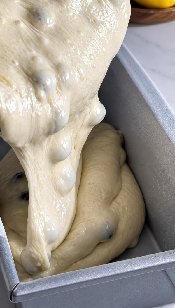 Pour batter into the prepared loaf pan. Bake for 40-45 minutes, or until a toothpick inserted into the center comes out clean with a few moist crumbs.