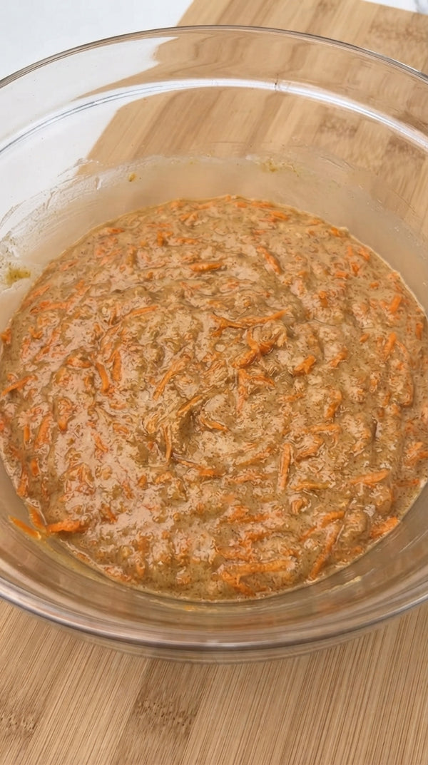 Fold in toasted walnuts and optional cream cheese swirl.