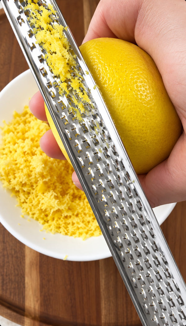 In a large bowl, whisk together sugar, milk, oil, lemon juice, lemon zest, and vanilla extract until sugar dissolves.