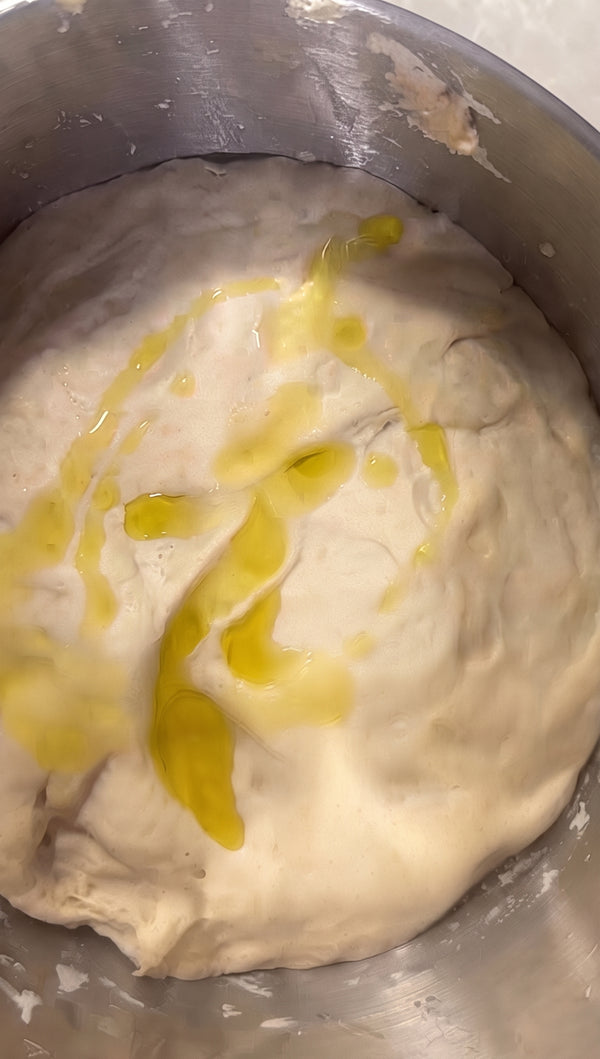 Cover dough and let rise in a warm place for 1.5–2 hours until doubled.